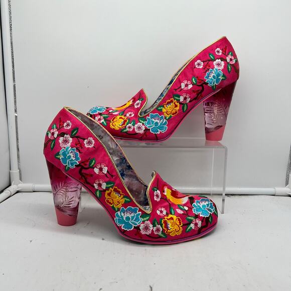 Irregular Choice Shoes - Irregular Choice Shoes Womens 43 US 12 Pin Up Style Floral Punk Heels